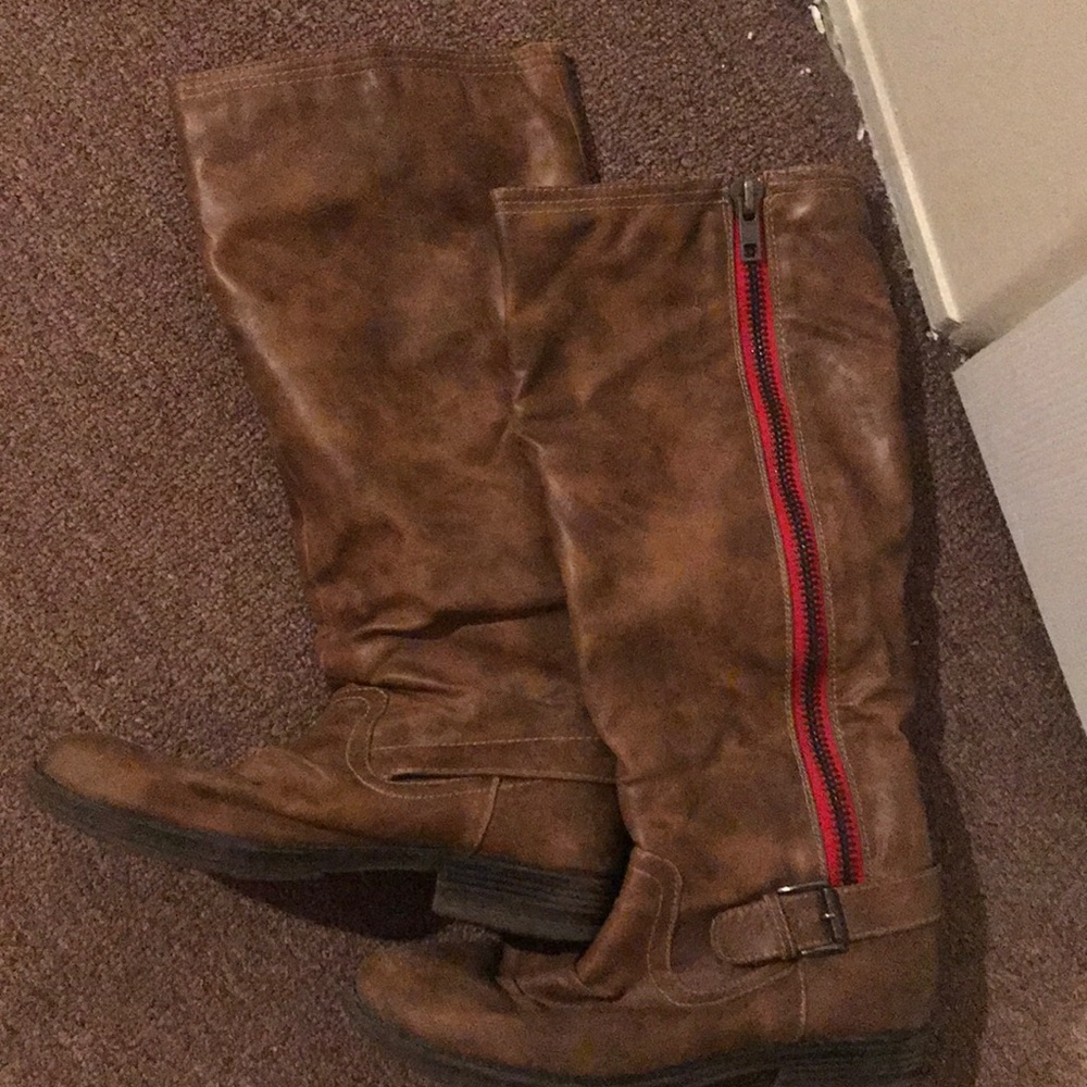Fall boots - brown leather